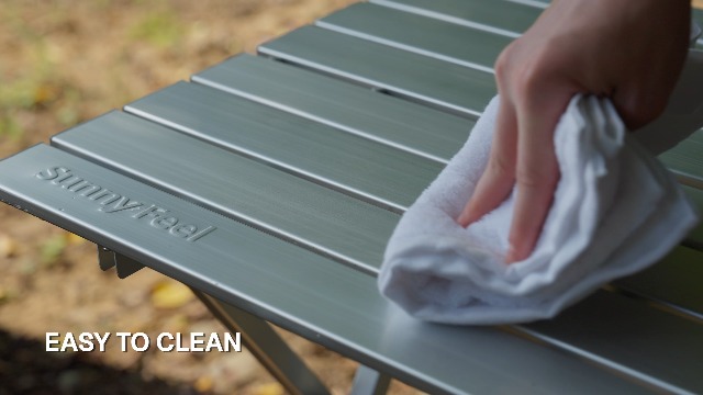 Amazon.com: SUNNYFEEL Folding Camping Table - Lightweight Aluminum